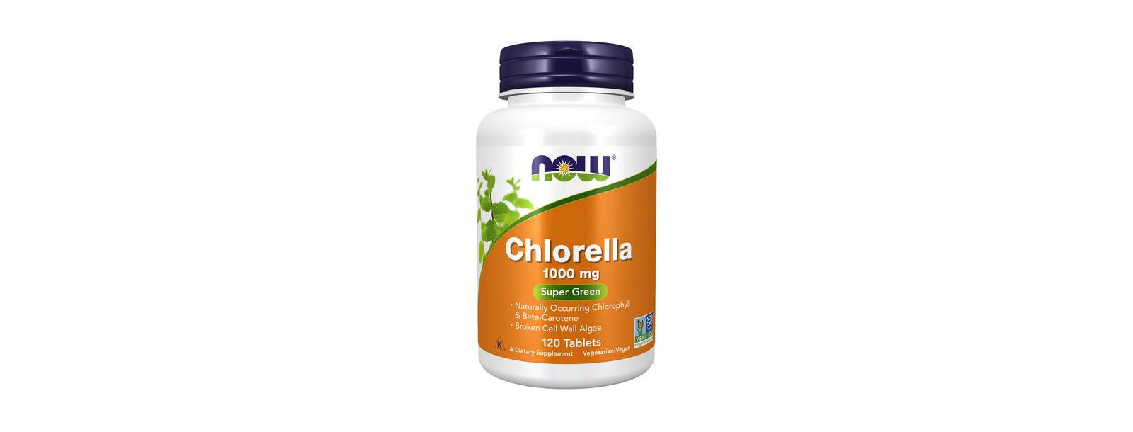 NOW Foods Chlorella, 1000 mg, 120 таблеток