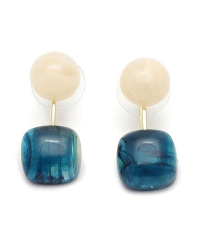 Серьги SOHI Women's Blue Stone Drop