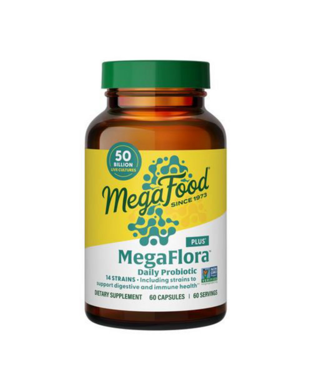 MegaFood MegaFlora Plus Probiotic, 60 капсул