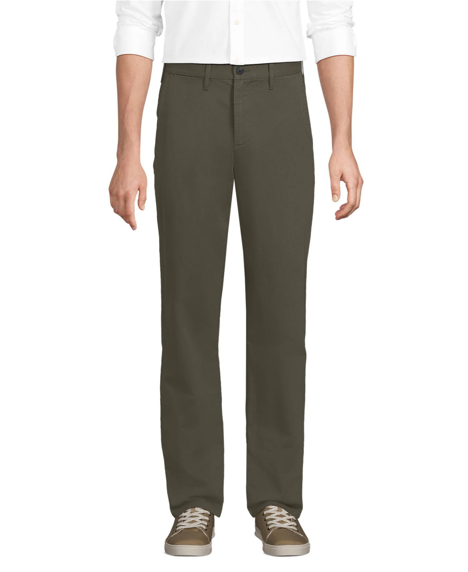 Брюки Lands' End Men's Travel Kit Comfort Waist Easy Classic Fit Chino
