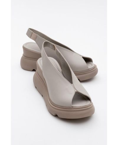 Forever & Always Shoes Sam Leather Platform Sandal (Women)