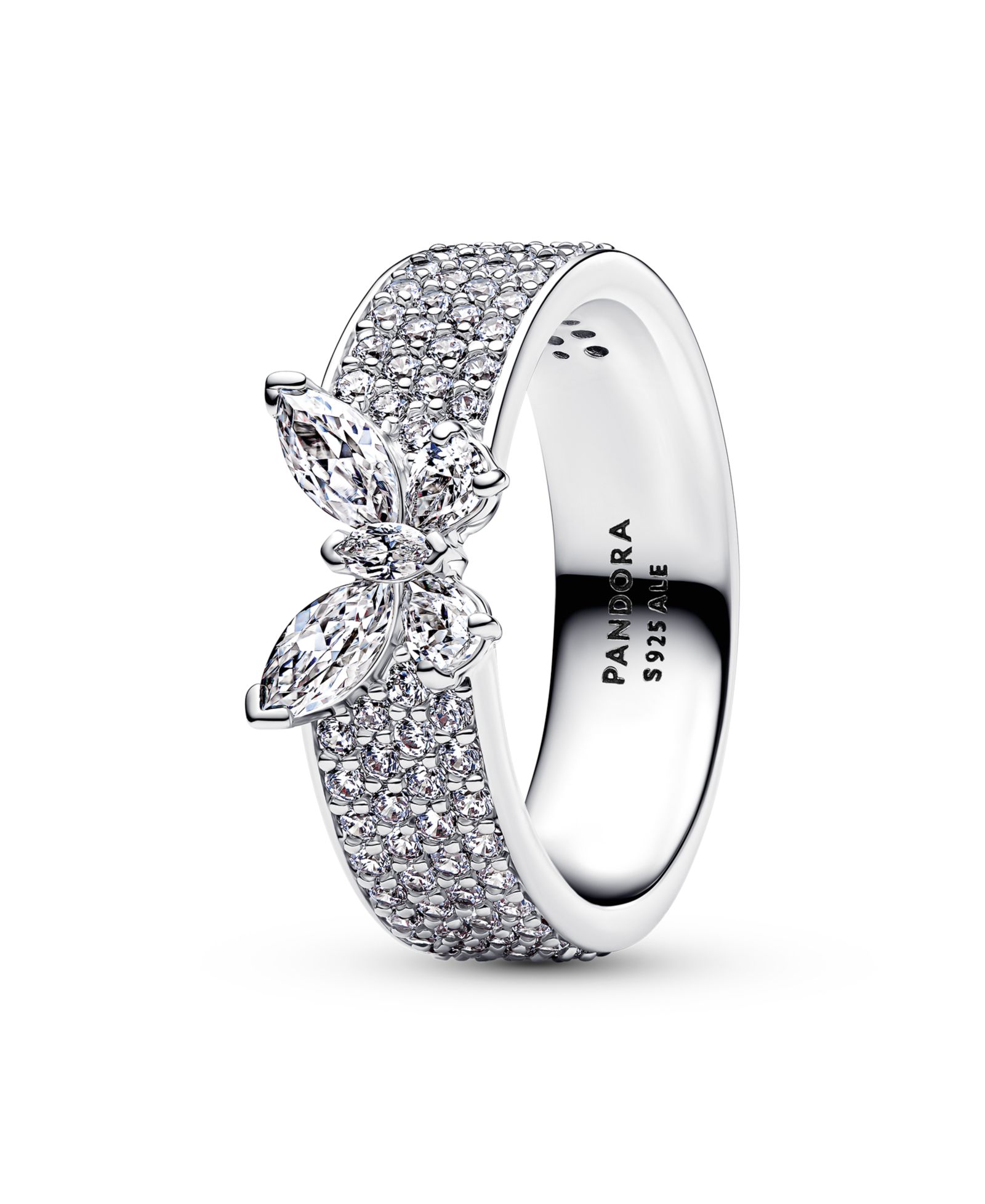 Кольцо Pandora Sparkling Butterfly