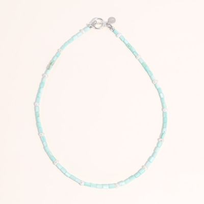 Gold Plated & Freshwater Pearls Limited Lusia Necklace - Green