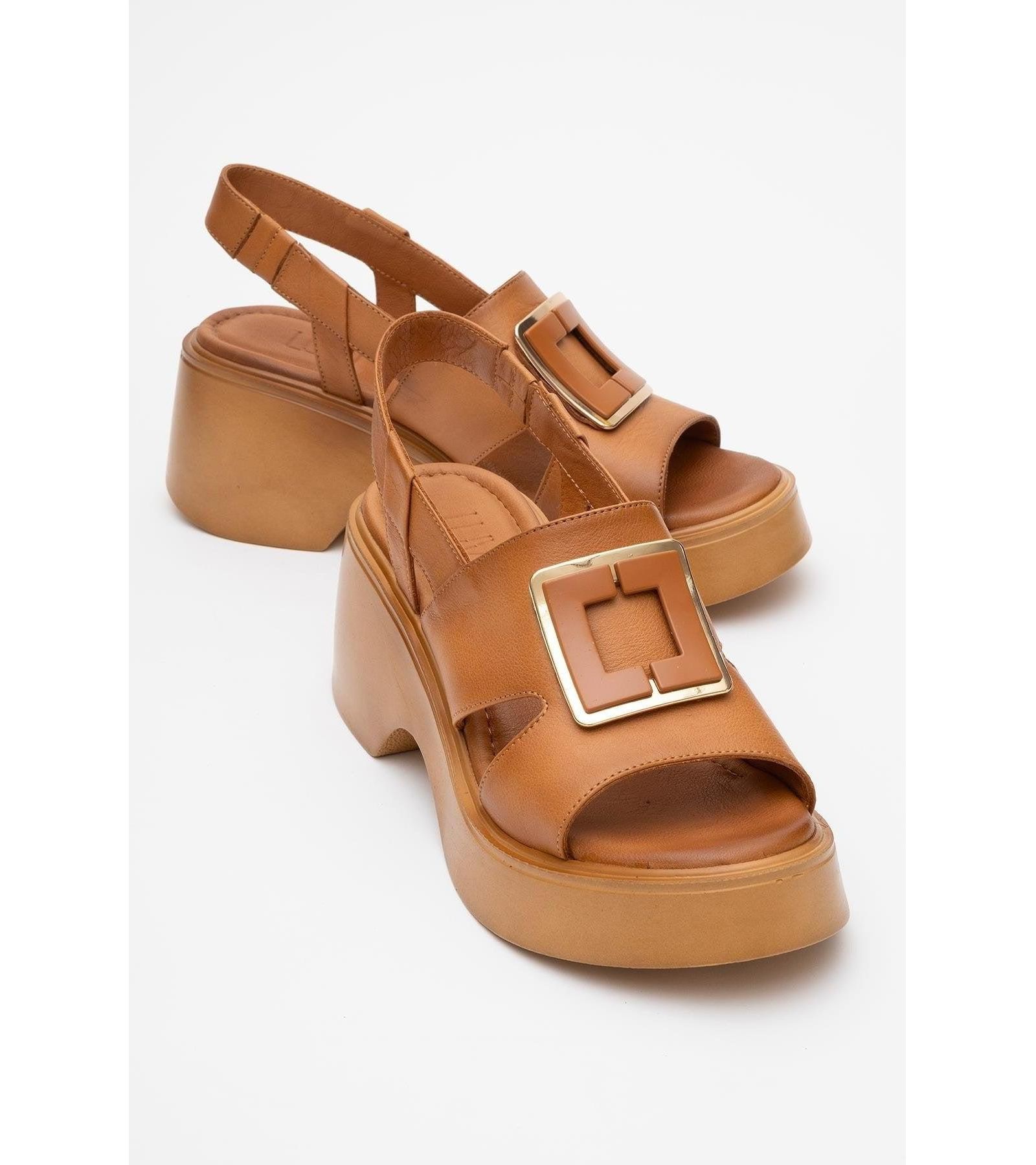 Forever & Always Shoes сандалии Lucia Leather Buckle Platform для женщин