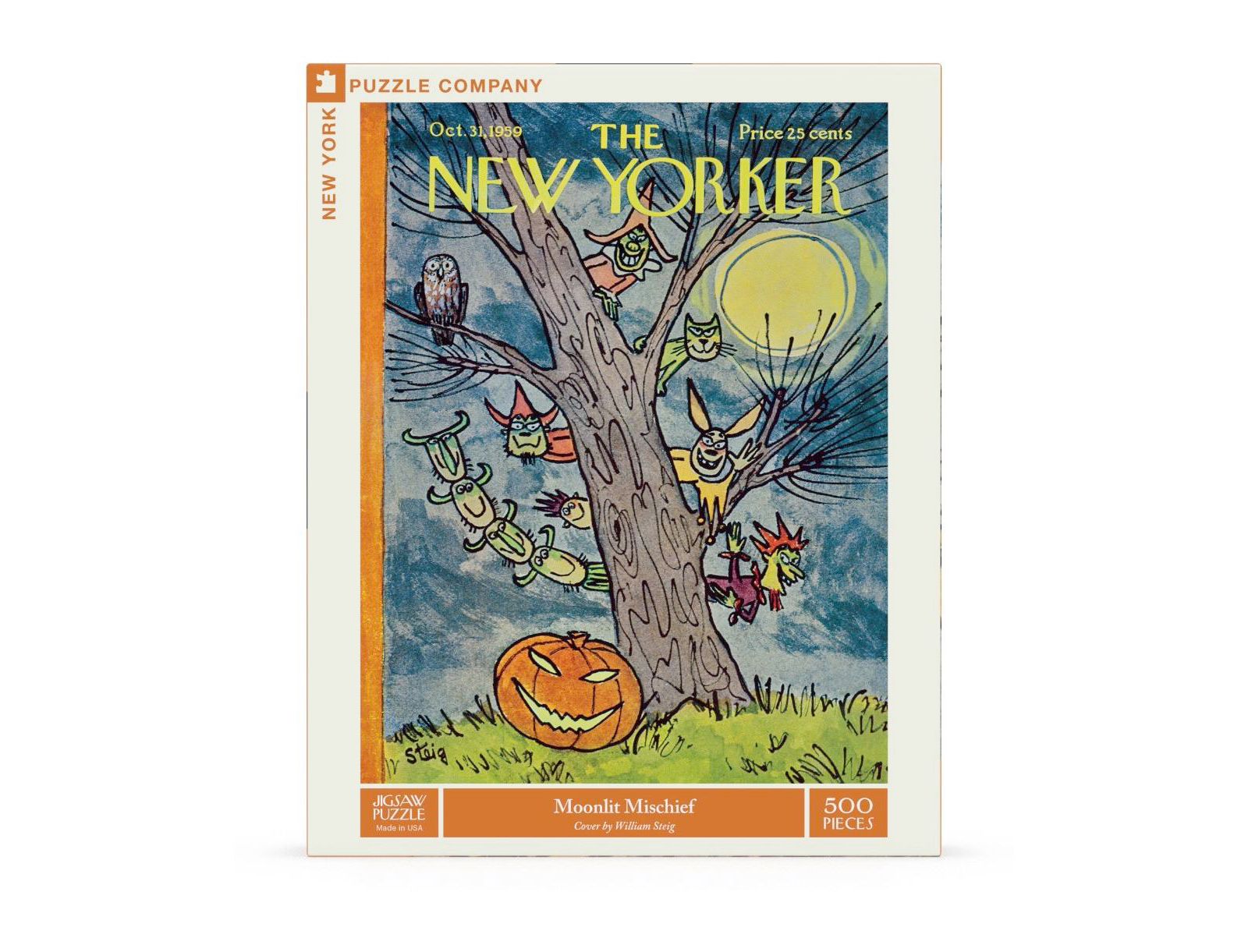 Пазл New York Puzzle Company Moonlit Mischief 500 Piece Puzzle