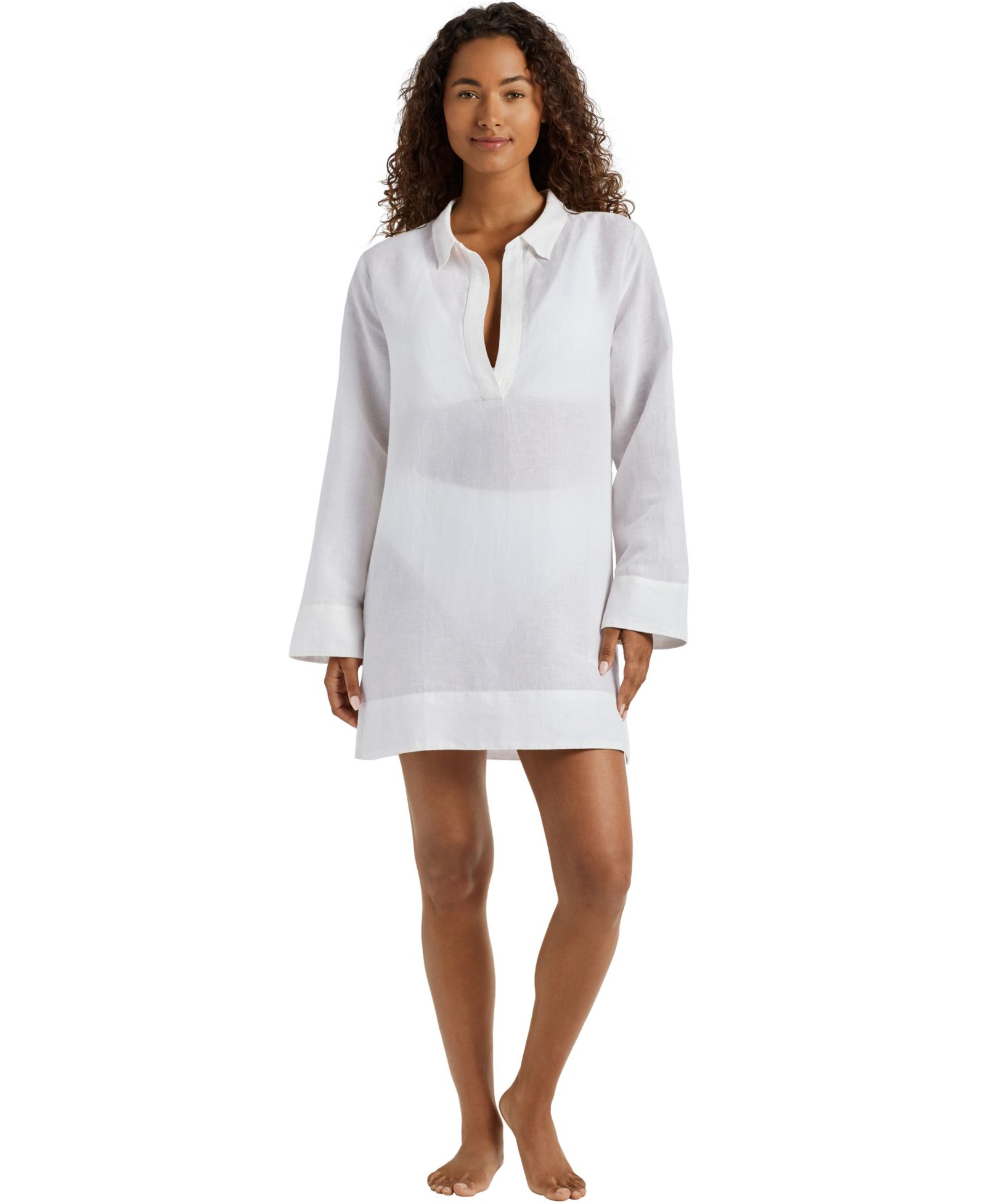 Lauren Ralph Lauren Women's V-Neck Cover-Up Tunic