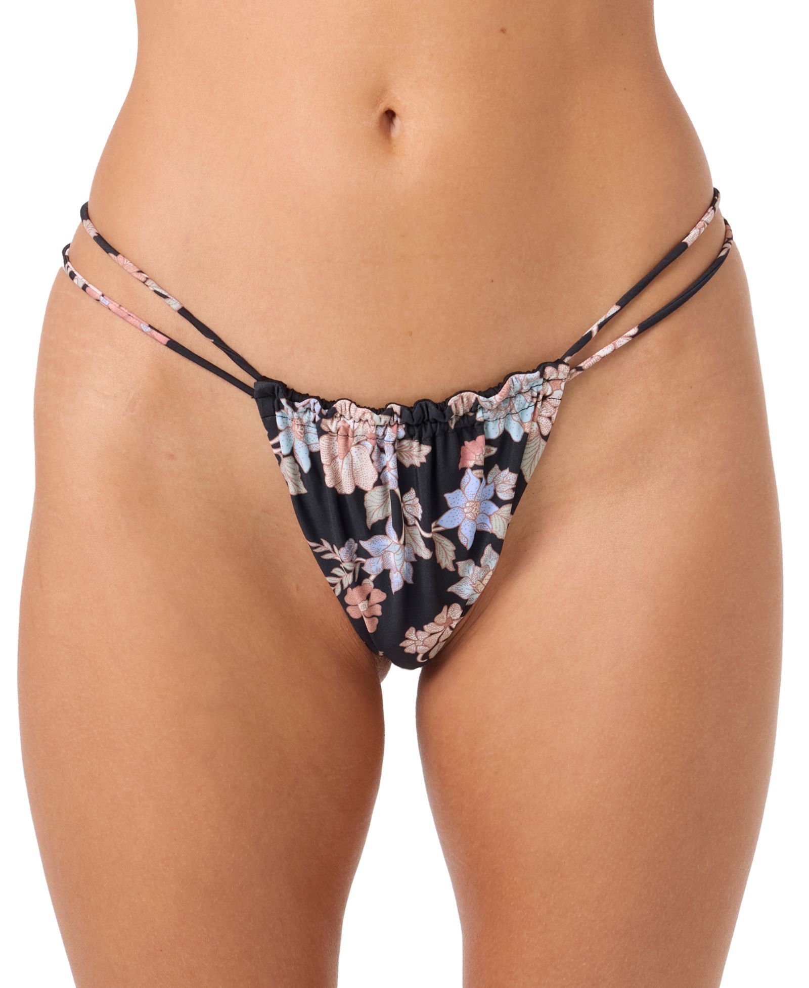 O'Neill Women's Bali Floral Palos Verdes Skimpy Coverage Swim Bottoms