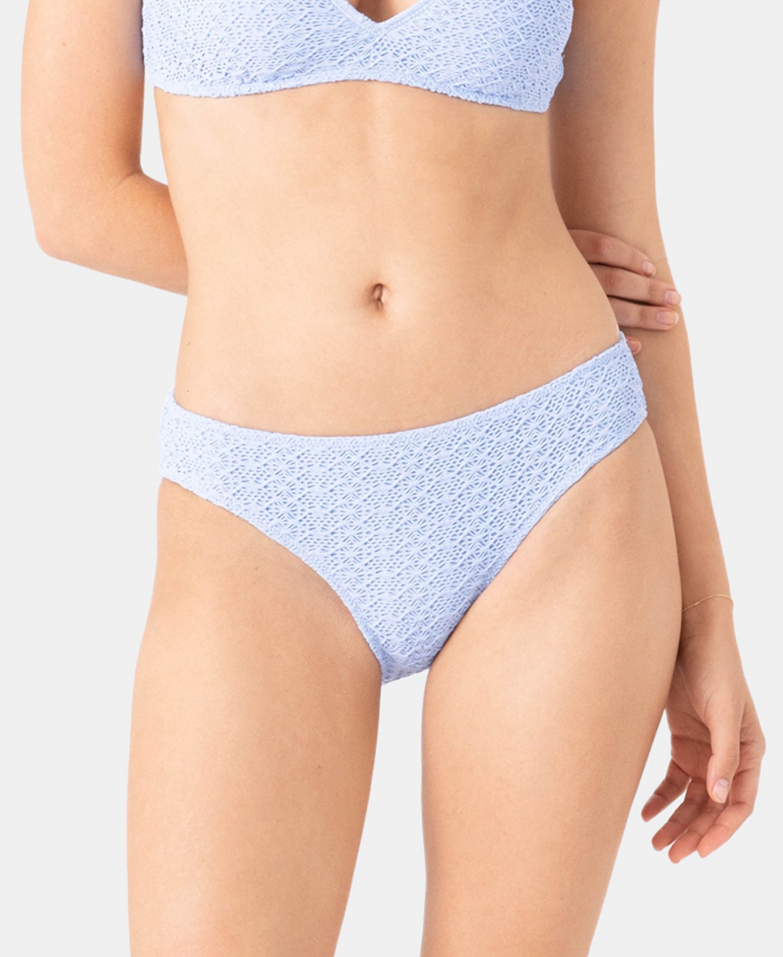 Roxy Women's Crochet Hipster Full Swim Bottoms