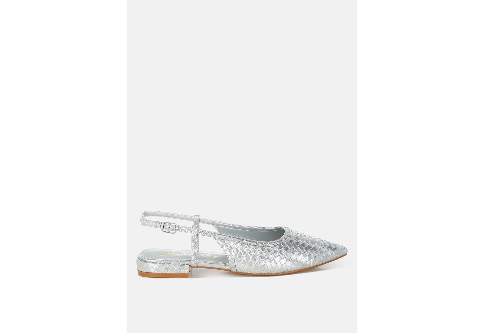 London Rag Womens Kurina Woven Slingback Sandals