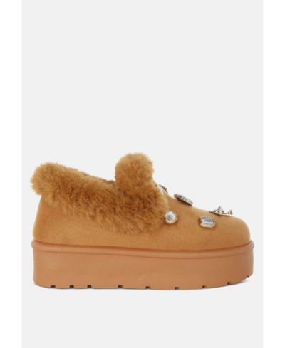 Женские зимние ботинки London Rag Zeta Charm Detail Slip On