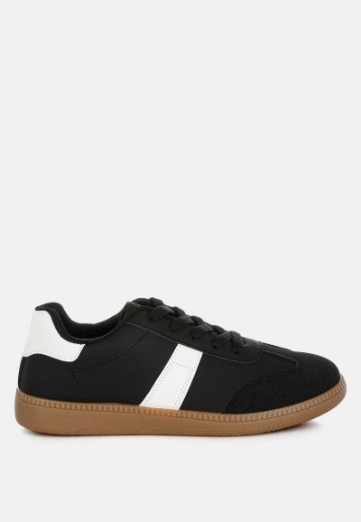 London Rag Womens Crossover Classic Lace-Up Flatform Sneaker