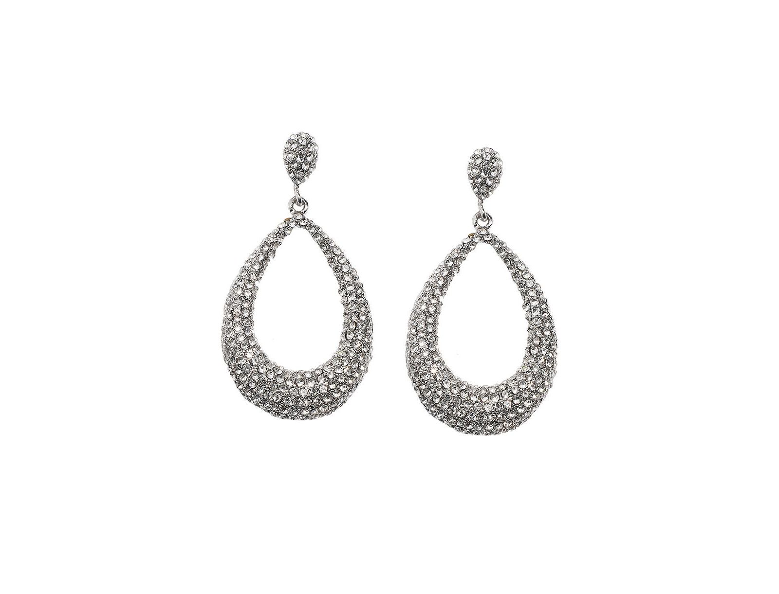 Серьги SOHI Hollow Pear Drop