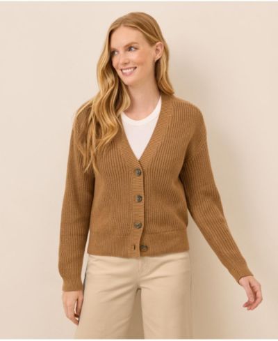 Pact Luxe Knit Cropped Cardigan