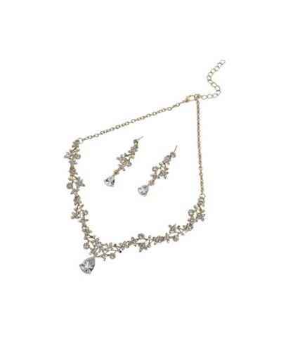 SOHI Purple Jewel Jewelry Set