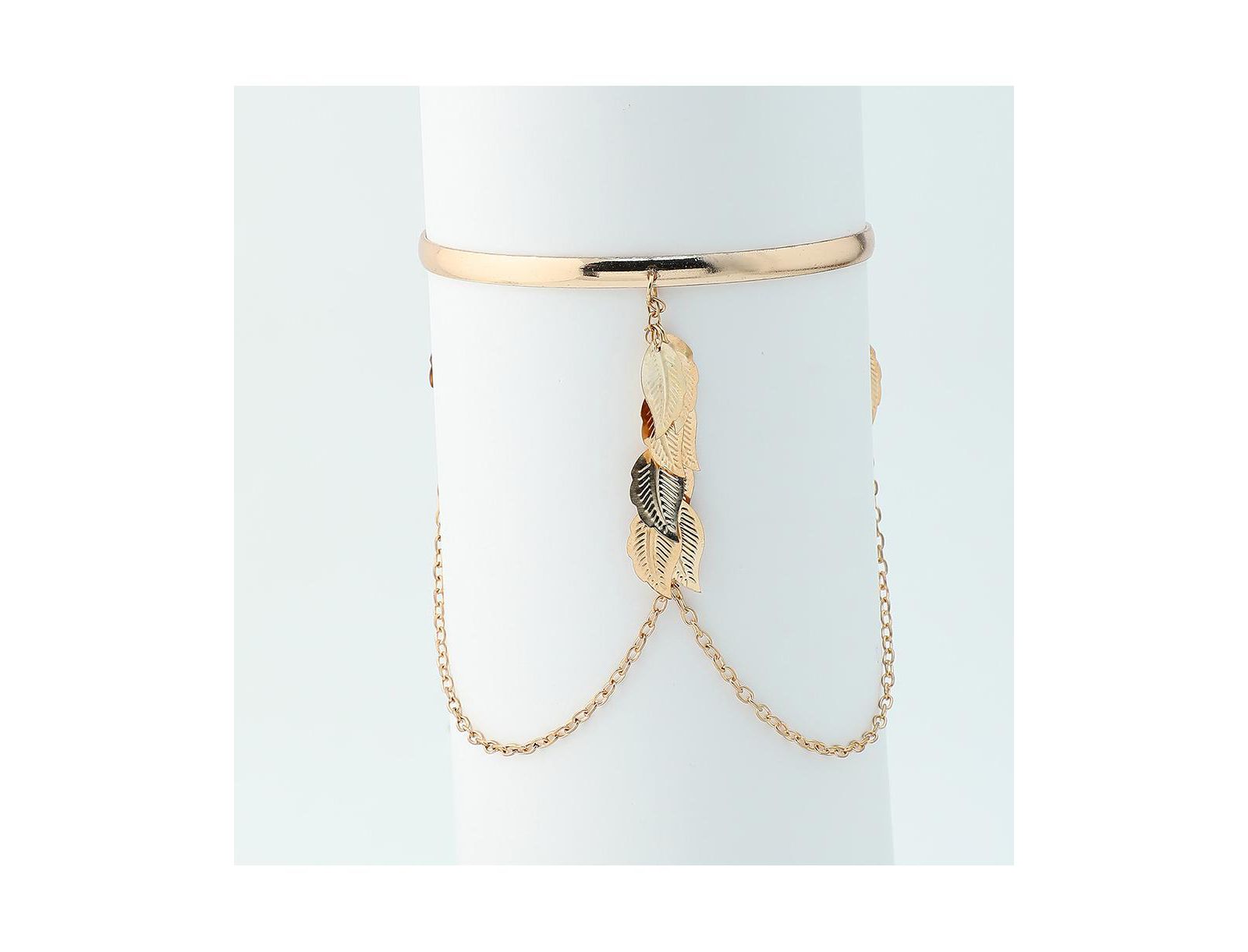 SOHI Gold Plated Swirl Armlet