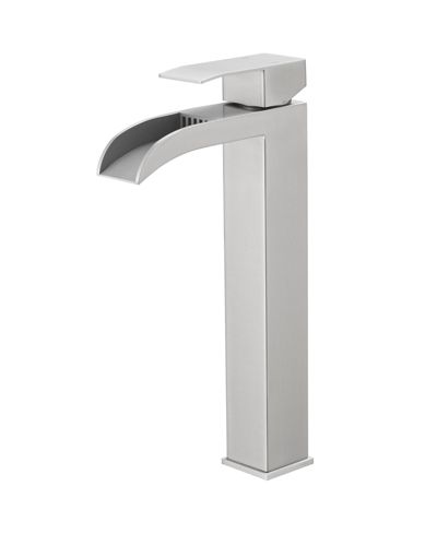 Смеситель для ванной Greenspring Brushed Nickel с комплектом слива