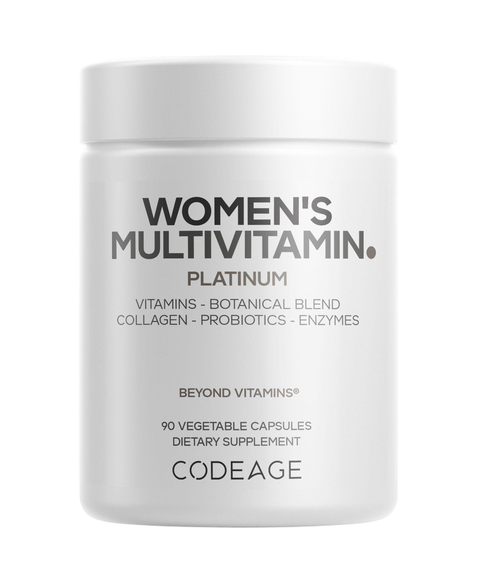 Мультивитамины Codeage Women's Platinum с коллагеном 90 капсул