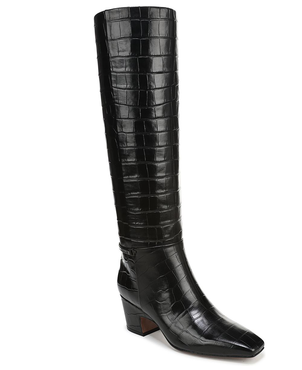 Franco Sarto Women's Sorelina Square Toe Zip Tall Boots