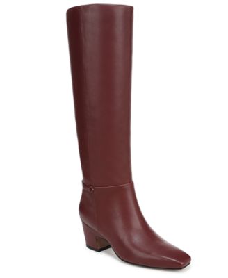 Franco Sarto Women's Sorelina Wide Calf Square Toe Zip Tall Boots