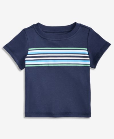 First Impressions Toddler Boys' 2T-4T Mix and Match Placed-Stripe T-Shirt, Macy's Exclusive