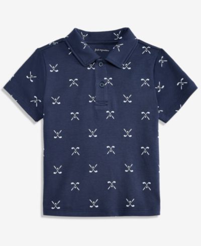 First Impressions Toddler Boys' 2T-4T Mix & Match Golf-Print Polo Shirt, Macy's Exclusive