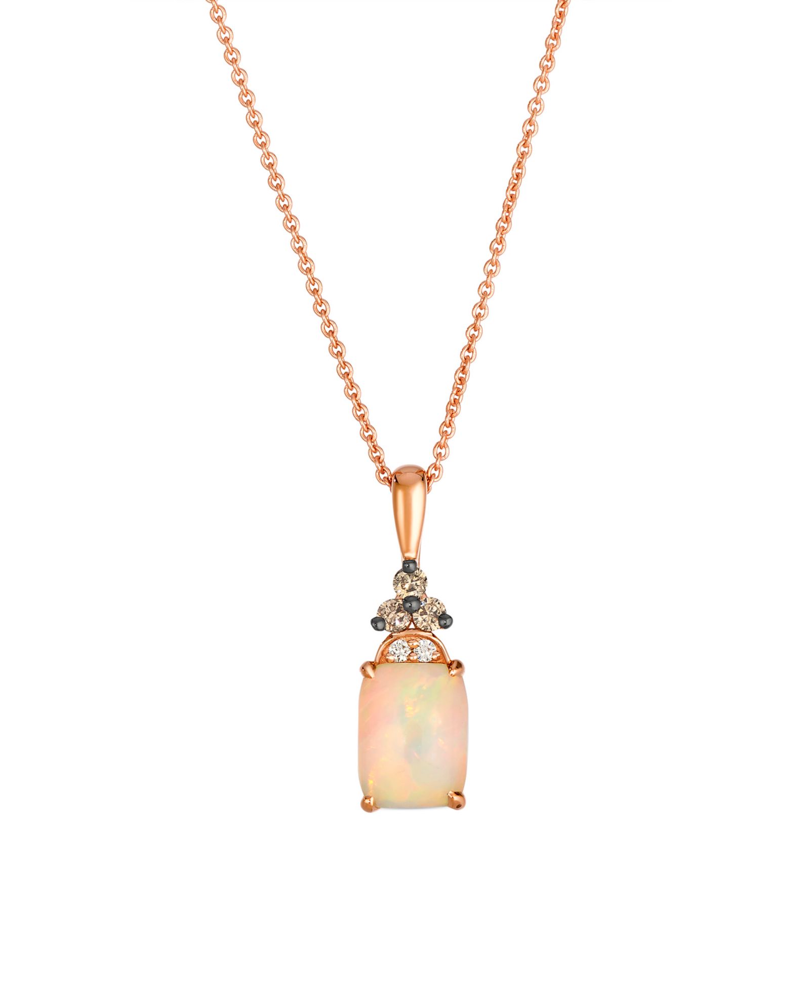 Подвеска Le Vian Opal и Diamond в золоте 14k Strawberry Gold