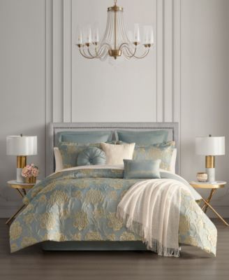 Macy's Avignon Floral Jacquard 14-Pc. Comforter Set, King