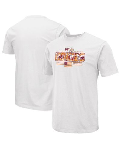 Colosseum Men's White Virginia Tech Hokies OHT Military Appreciation White Effect T-Shirt