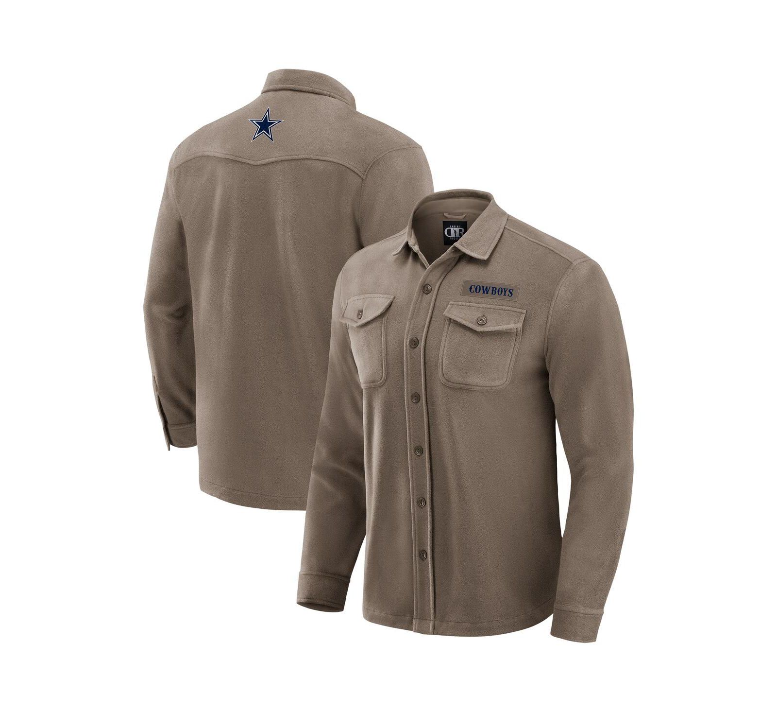 Fanatics Мужская рубашка Darius Rucker Collection, Dallas Cowboys, Polar Fleece