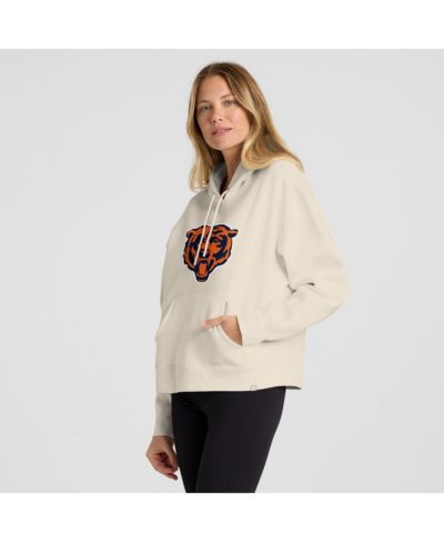 Женское худи Fanatics Chicago Bears Dove Legacy, кремовое, с надписью