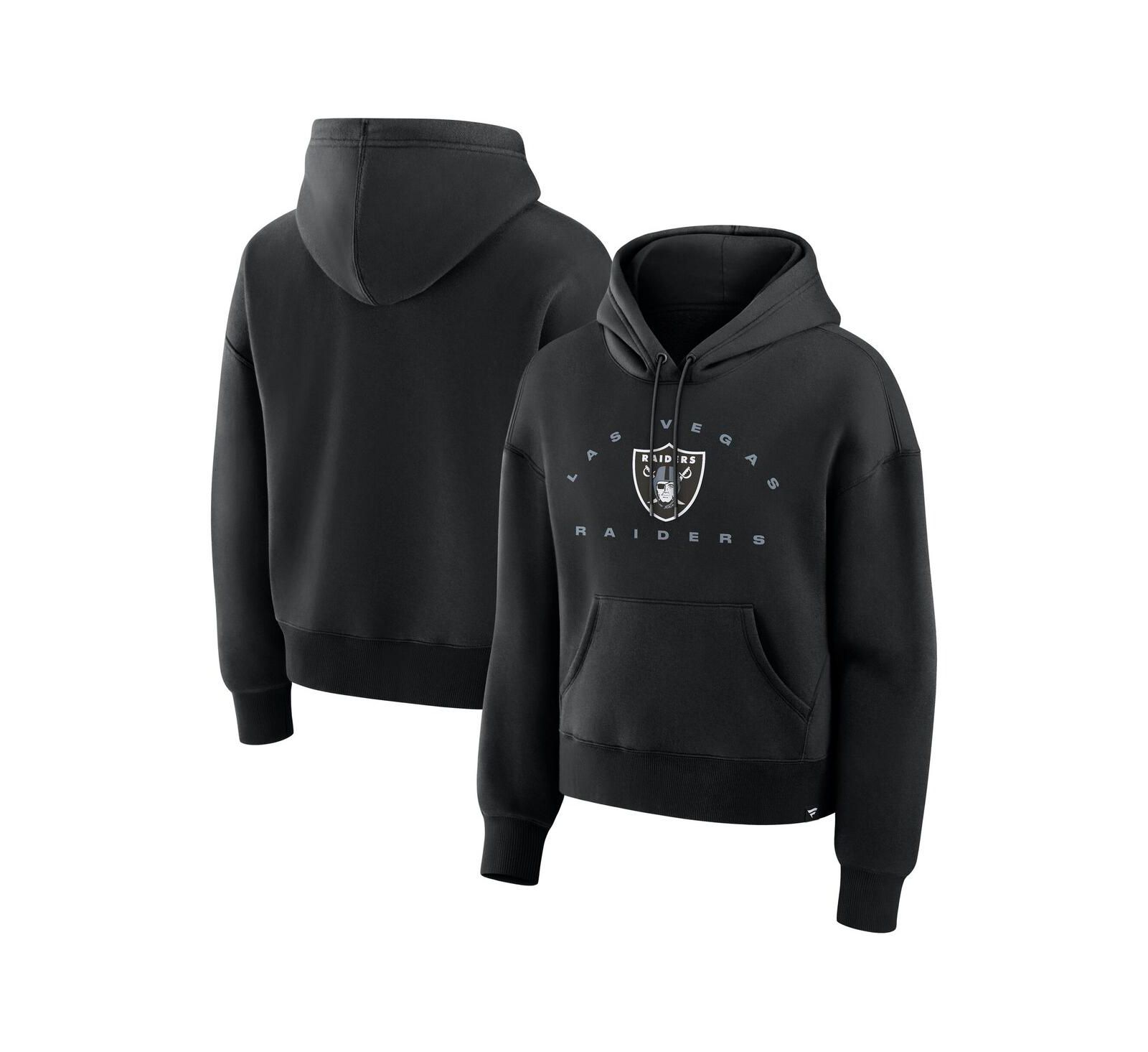 Женское худи Fanatics Las Vegas Raiders Legacy, черного цвета
