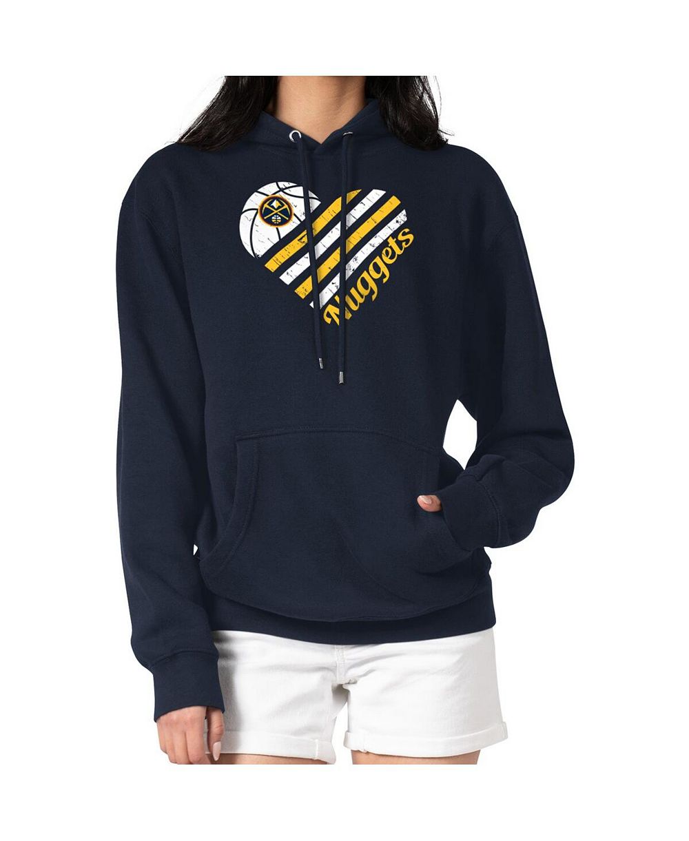 G-III 4Her by Carl Banks Женский худи Navy Denver Nuggets