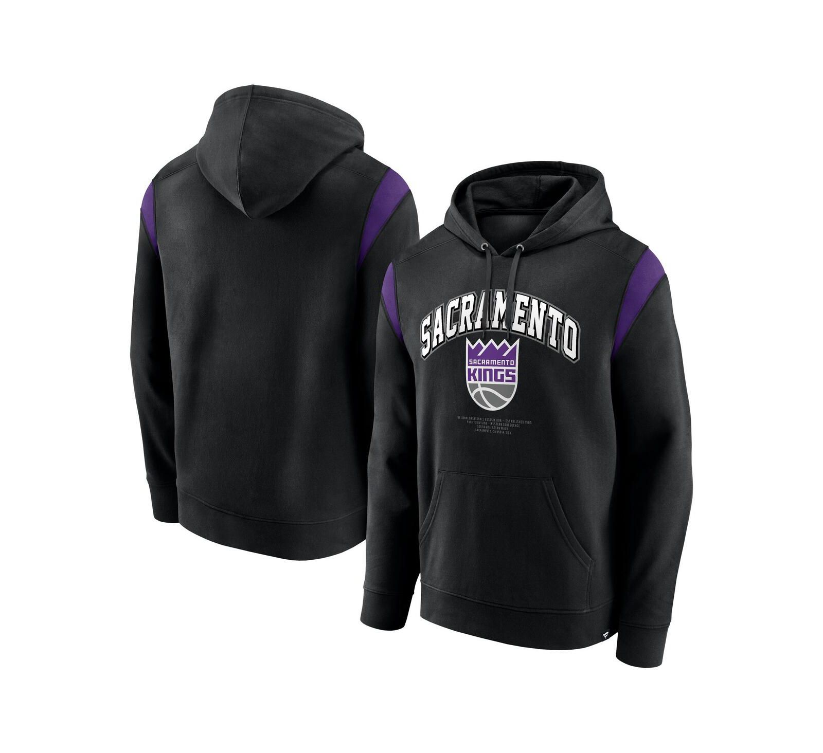 Мужское худи Fanatics Black Sacramento Kings Scorer