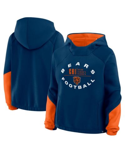 Fanatics Женский оверсайз худи-пуловер Chicago Bears Redzone Bubble Screen, темно-синий