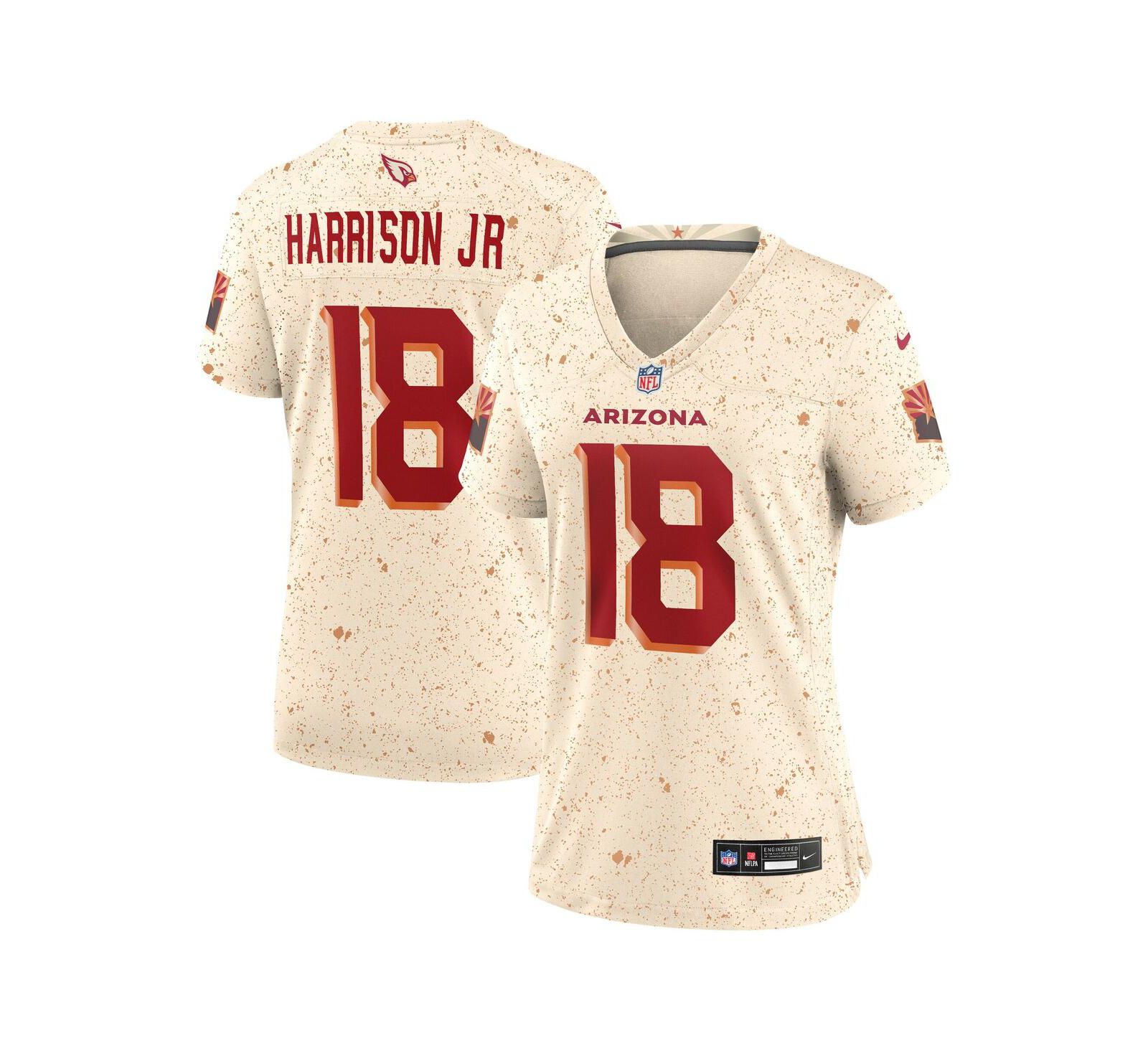 Nike Women's Marvin Harrison Jr. Natural Arizona Cardinals 2025 Rivalries Collection Game Jersey