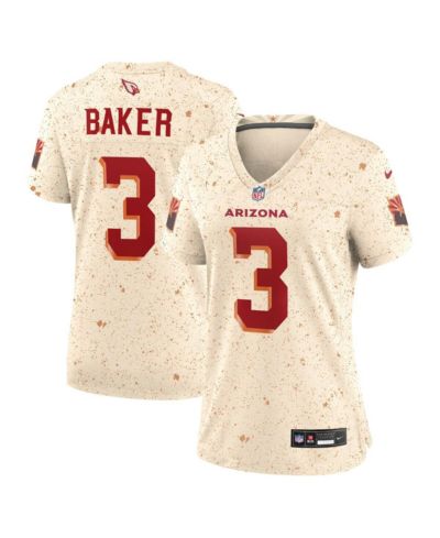 Женская джерси Nike Budda Baker Natural Arizona Cardinals 2025 Rivalries Collection Game Jersey