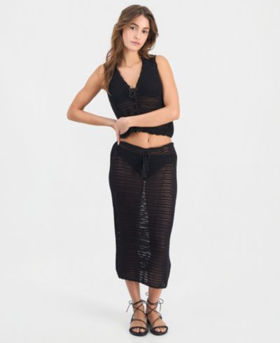 Miken Women's Swim Cover-Up Midi Skirt, Exclusive To Macys