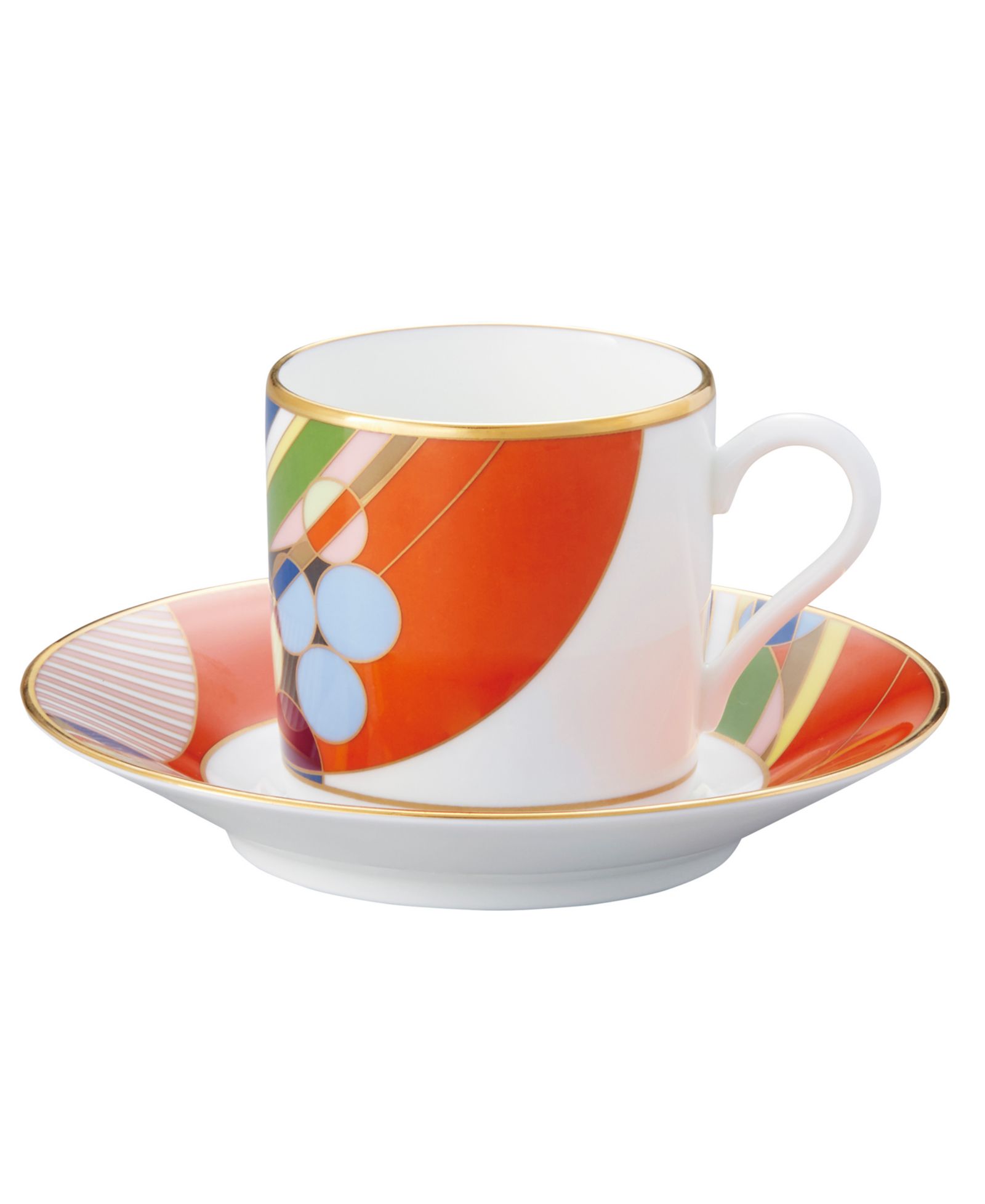 Чашка и блюдце Noritake Frank Lloyd Wright March Balloons After Dinner, 4 oz.