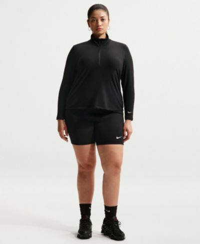 Nike Plus Sportswear Трикотажный лонгслив с коротким молнией