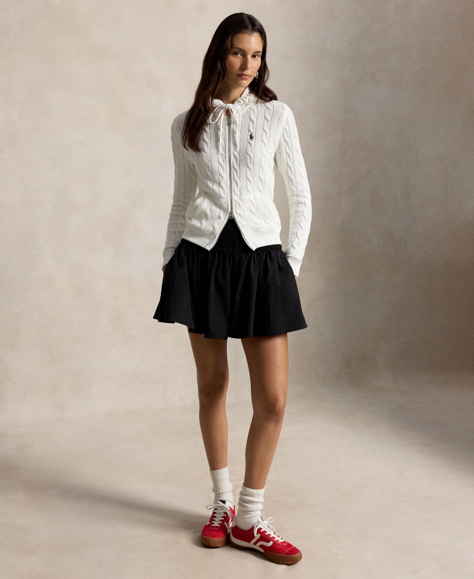 Женская мини-юбка Polo Ralph Lauren Mid-Rise Flounce A-Line