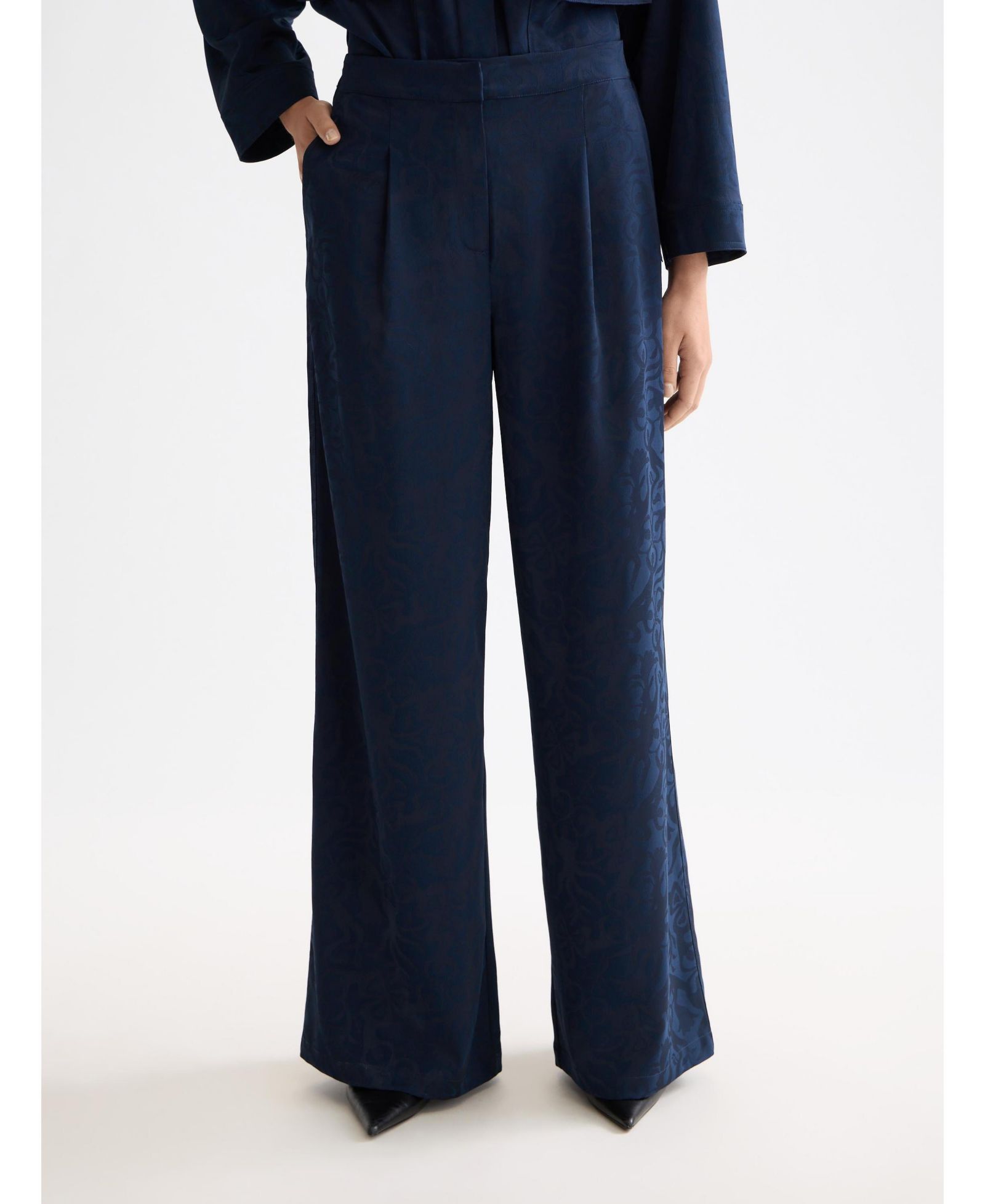 SCOTCH & SODA Women's Eleni - High Rise Wide Leg
