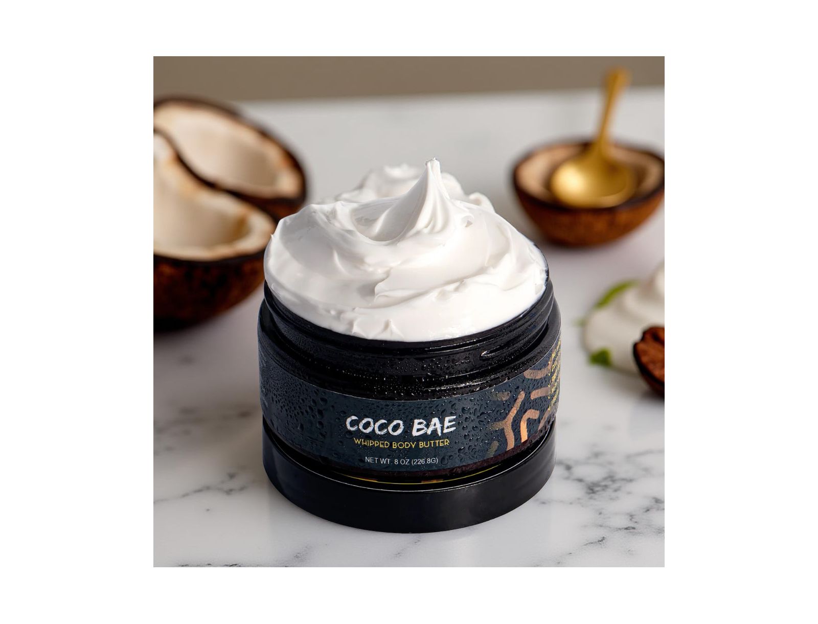 COCO XO COCO Bae натуральное взбитое масло для тела, 8 oz.