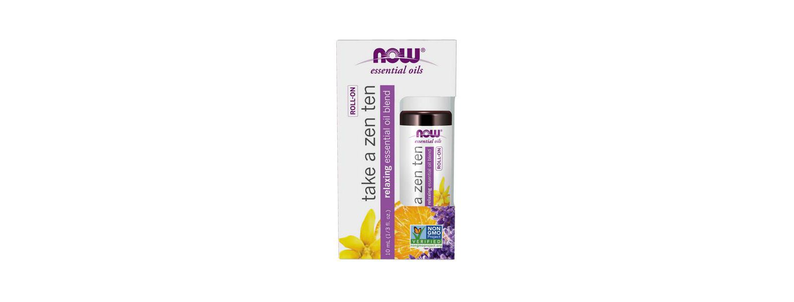 Масло для сна NOW Foods Essential Oils Take A Zen, ролик, 10 ml