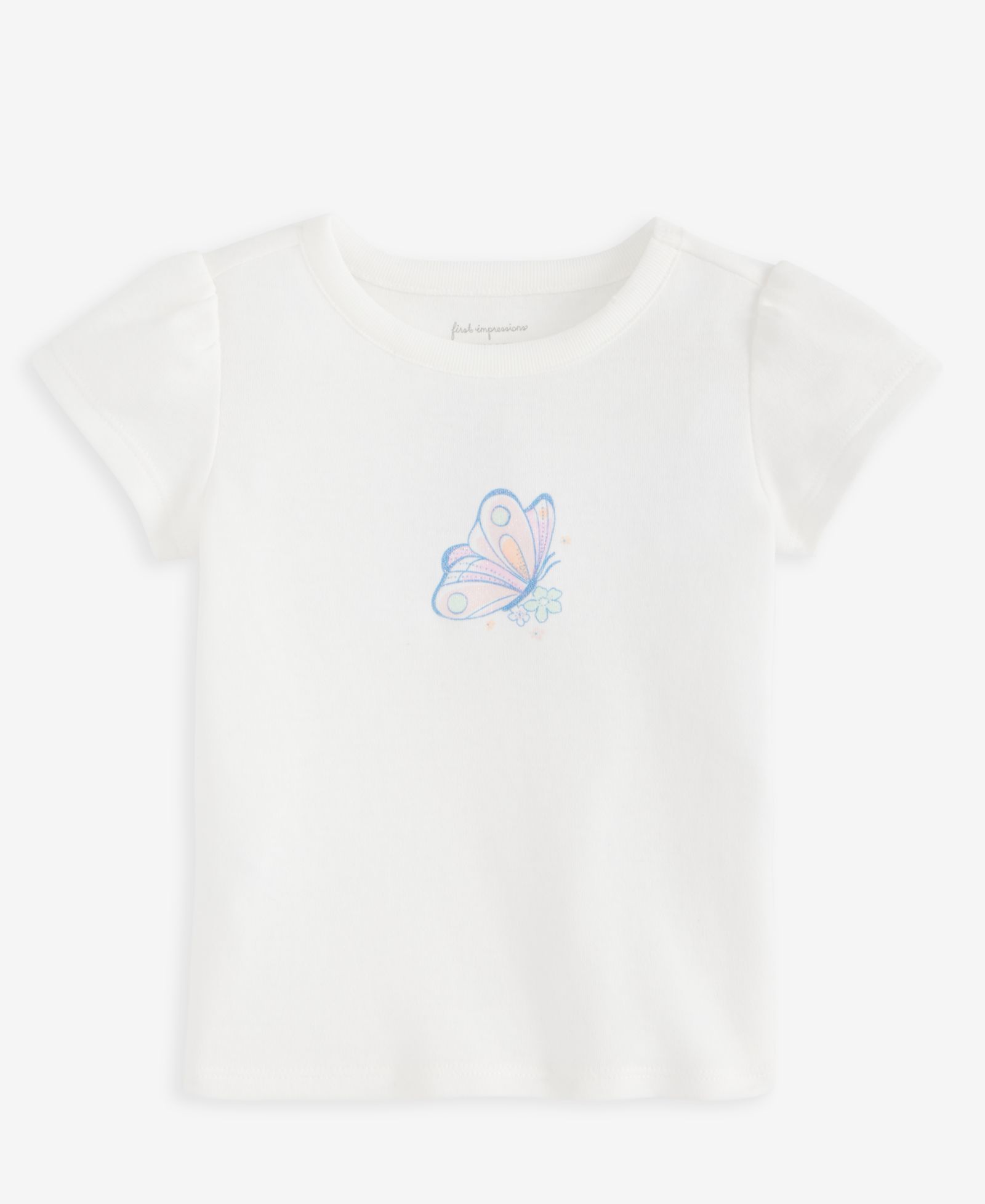 Детская футболка First Impressions Mix and Match Butterfly, 3M-24M