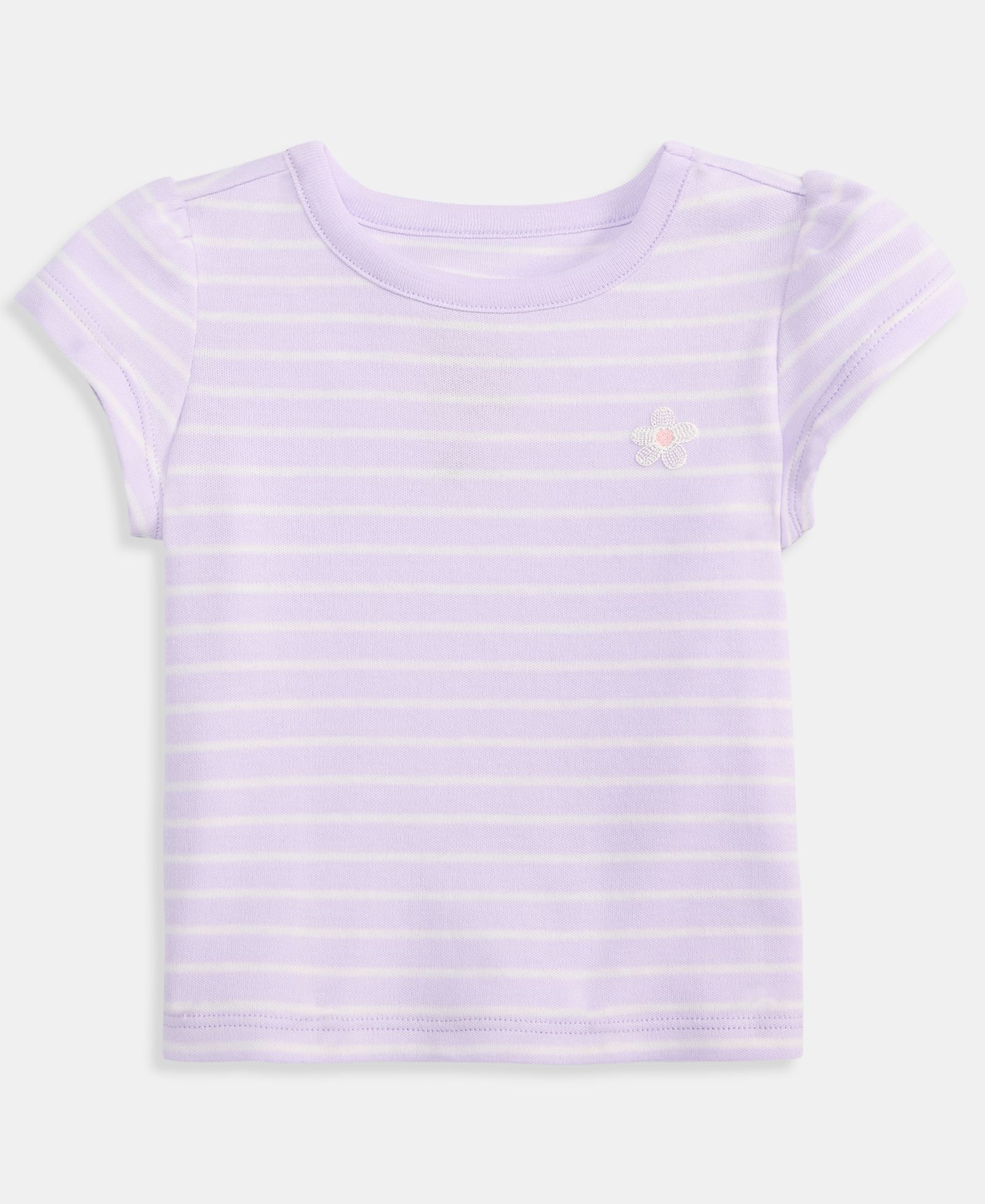 First Impressions Toddler Girls' 2T-4T Mix and Match Stripe Flower T-Shirt, Macy's Exclusive