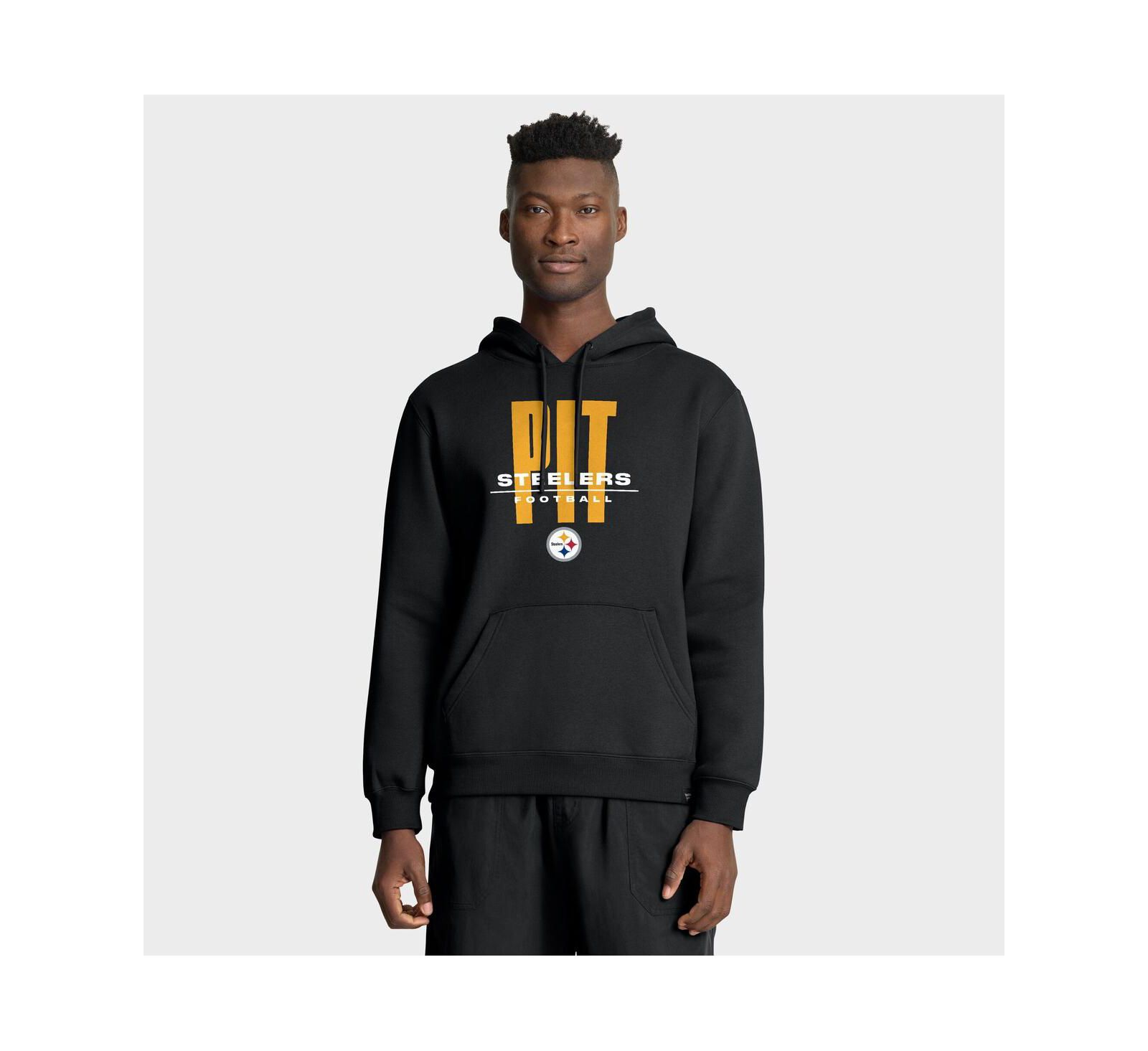 Мужское худи Fanatics Black Pittsburgh Steelers Right Tackle Legacy Pullover