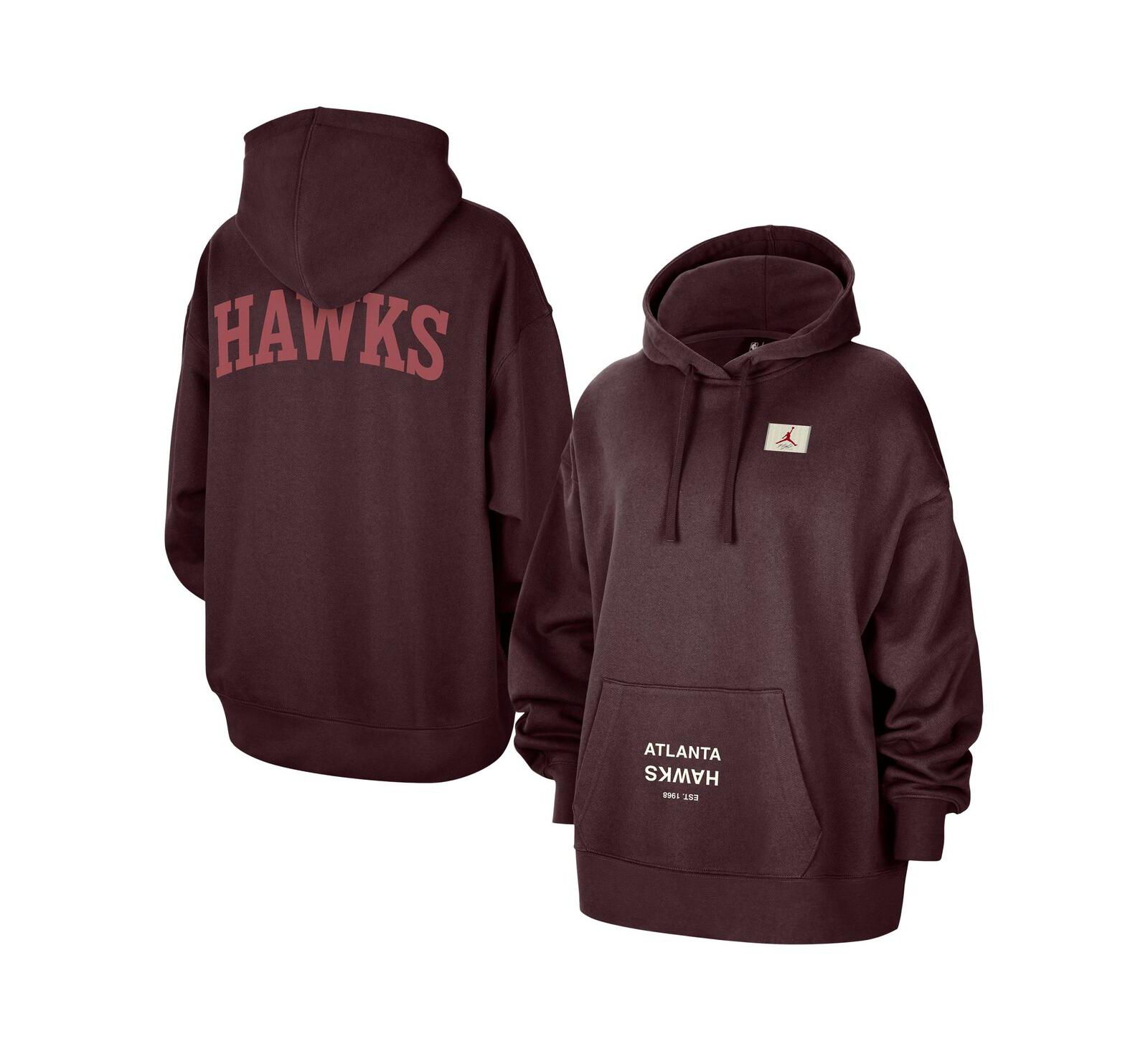 Женское худи Jordan Atlanta Hawks Courtside Statement Edition Oversize