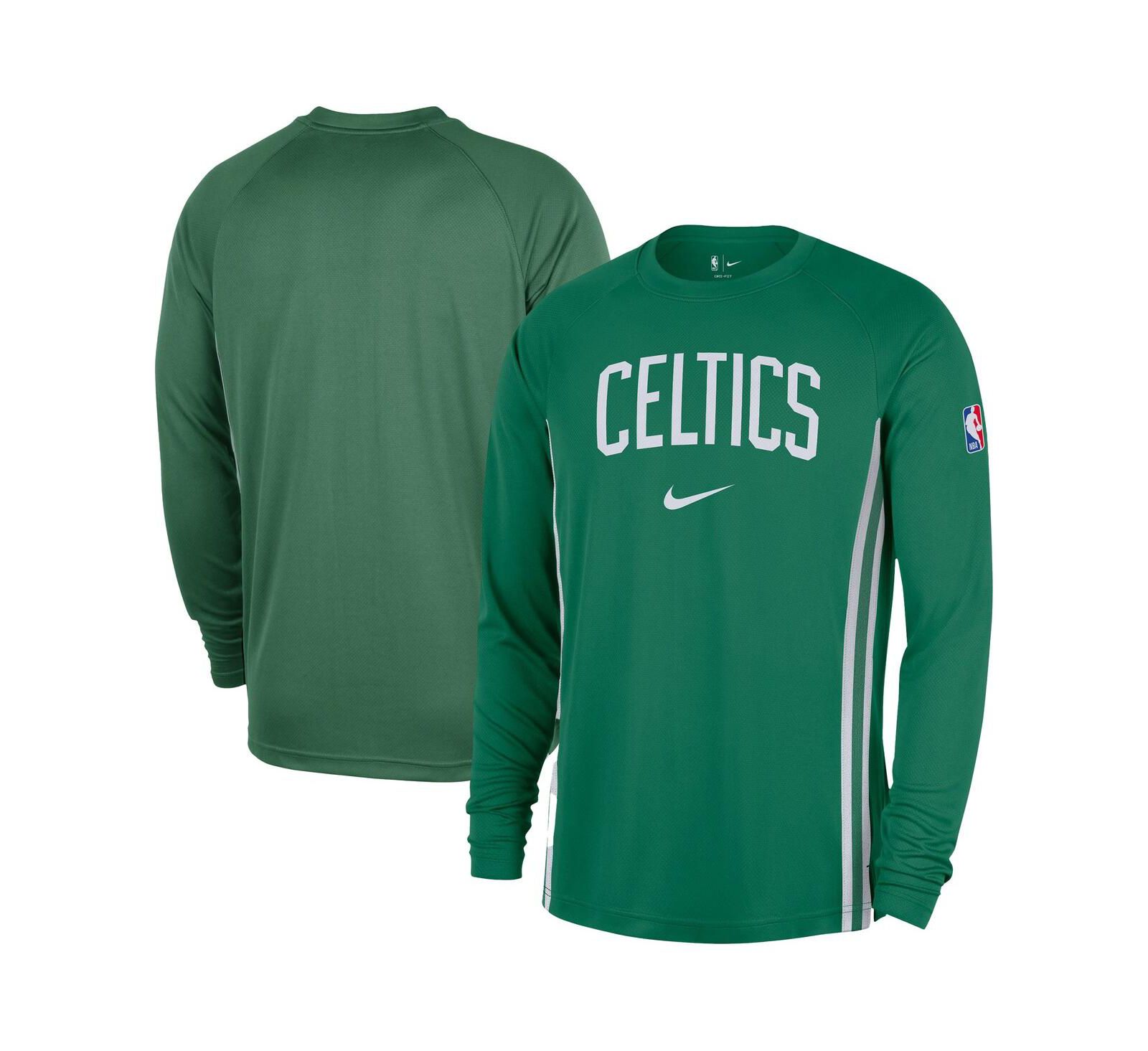 Nike Мужская футболка Nike Boston Celtics 2025/26 Authentic Pre-Game Legend Dri-FIT Long Sleeve