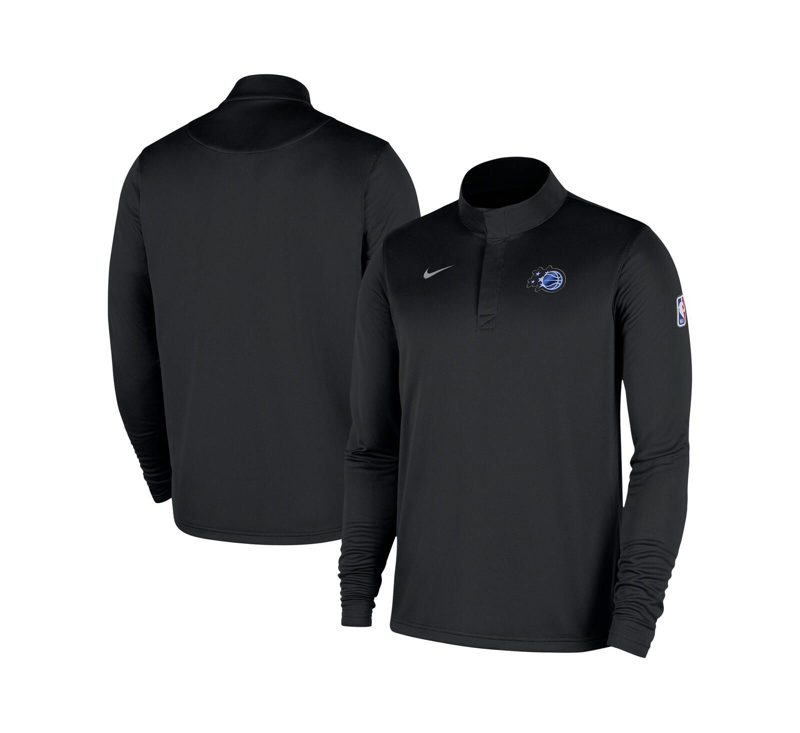Nike Men's Black Orlando Magic 2025/26 Authentic Coaches Quarter-Zip Dri-Fit Sweatshirt