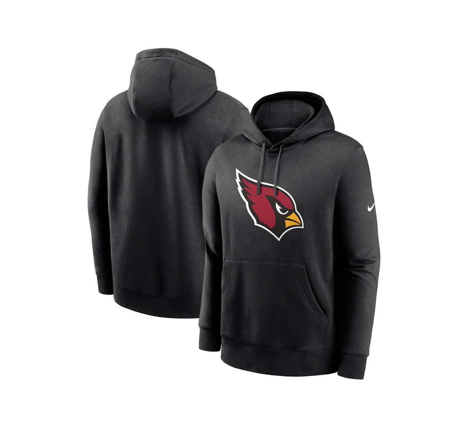 Nike Men's Black Arizona Cardinals Primetime Club Logo Hoodie